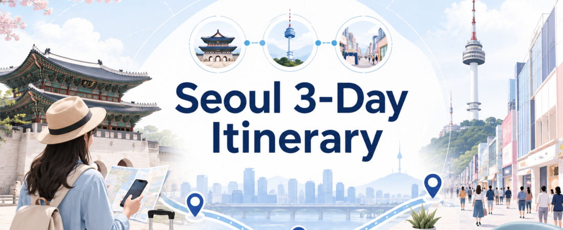 Seoul 3-Day Itinerary for First-Time Visitors: Easy Korea Travel Plan